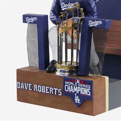 Dave Roberts Los Angeles Dodgers 2020 World Series Champions Dugout Bo FOCO