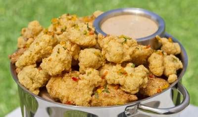 Cornmeal-Fried Florida Alligator Bites recipe