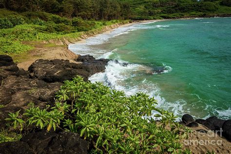 Kahili Beach - Kauai Hawaii Photograph by The Photourist - Fine Art America