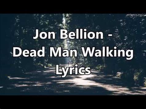 Jon Bellion - Dead Man Walking Lyrics - YouTube