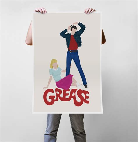 Grease Movie Art Print Poster Multiple Sizes - Etsy