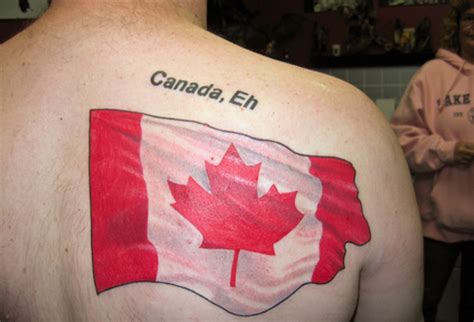 Canadian Flag Tattoo - All Flag