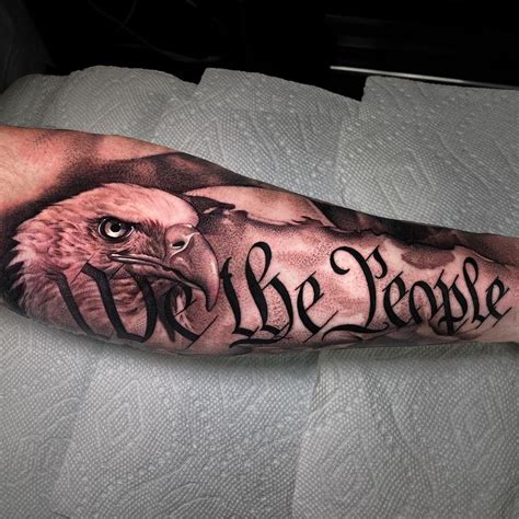 140 Patriotic We The People Tattoo Designs with Meaning and Ideas – Body Art Guru