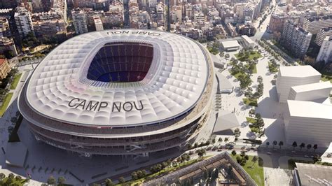 Barcelona's Camp Nou renovation and expansion plans get go-ahead from ...