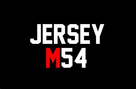 Jersey M54 Font free download - 1001dafont.com