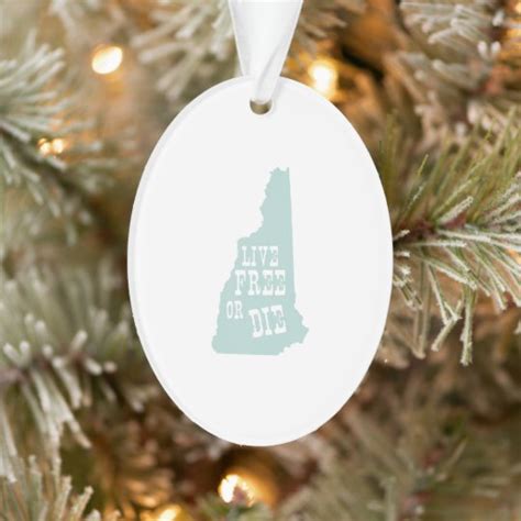 New Hampshire State Motto Ornament | Zazzle.com