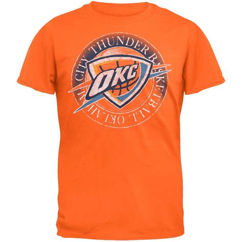 Oklahoma City Thunder - Basketball Logo Soft T-Shirt – Old Glory