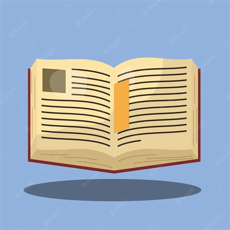 Premium Vector | Opened old book icon on blue background vector illustration