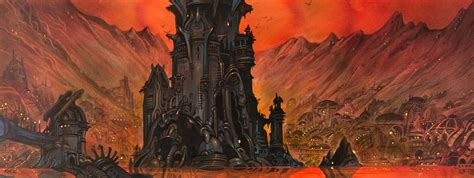 The Black Cauldron concept art by Tim Kirk (Disney, 1985). : r ...