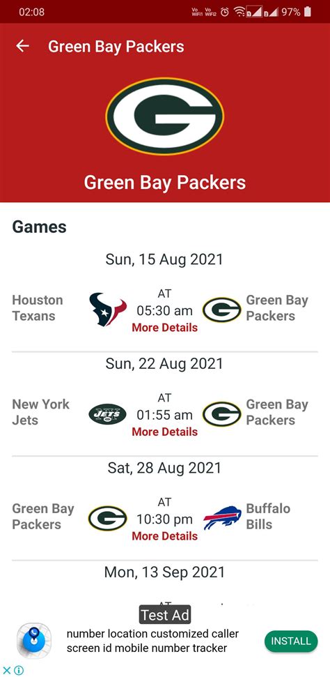 Android İndirme için 2023 NFL Games Schedule Scores APK