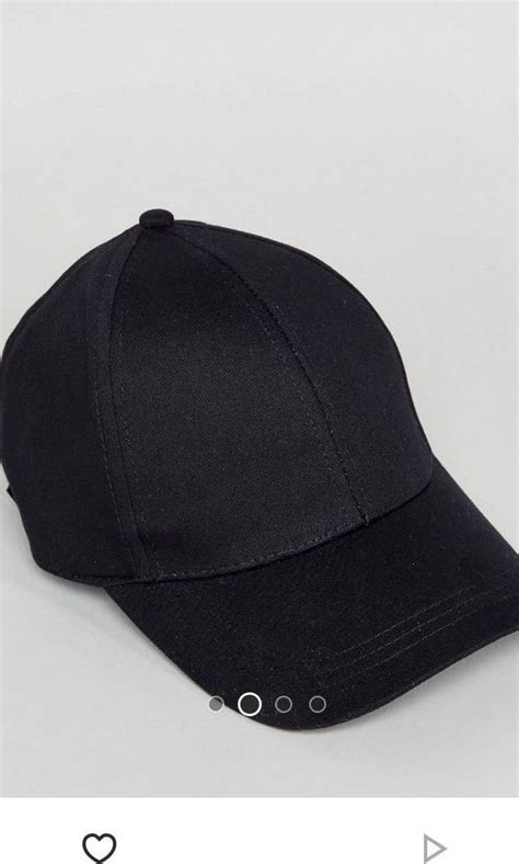 Plain black baseball cap, Women's Fashion, Watches & Accessories, Hats & Beanies on Carousell