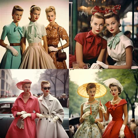 1950s Fashion AI Art Style Library - Discover Retro Glamour - 1950s ...