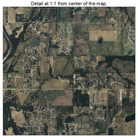 Aerial Photography Map of Claremore, OK Oklahoma