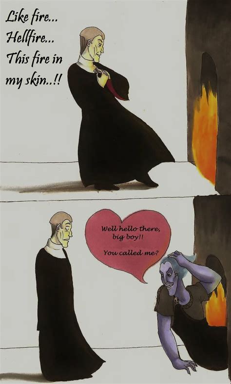 New Hellfire for Frollo by CarmenFoolHeart on deviantART | Disney memes ...