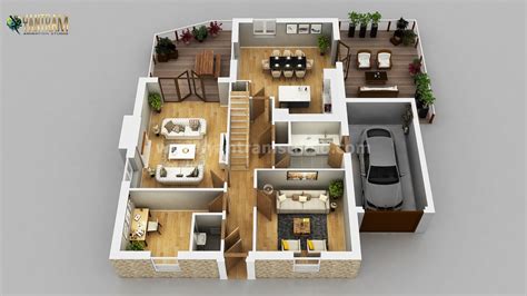 ArtStation - Residential Apartment 3D Floor Plan Design by Architectural Rendering Services ...