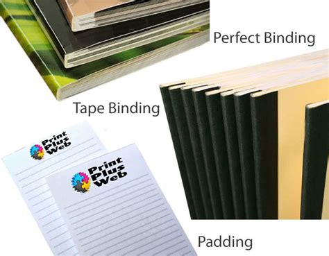 Perfect Bound Book and Tape Book Binding Services - Print Plus Web