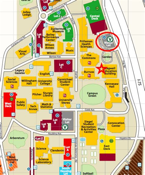 Kennesaw State University Marietta Campus Map - Printable Maps Online