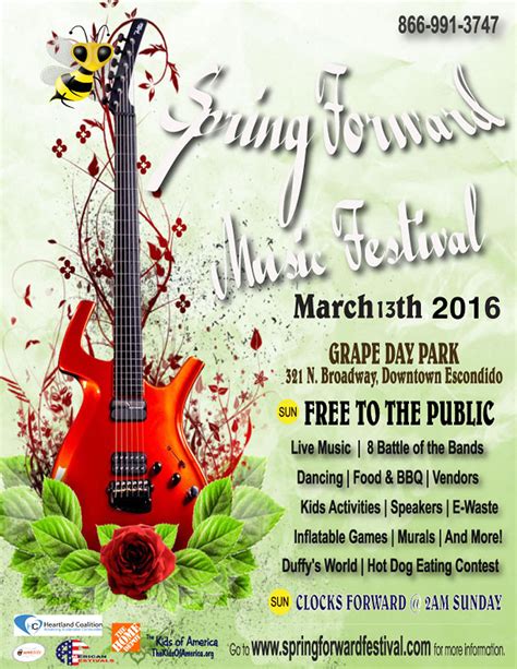 Spring Forward Music Festival - Sunday, March 13, 2016, 10 a.m. to 5 p.m. | San Diego Reader