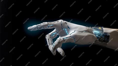 Premium AI Image | Artificial Intelligence Robot Hand created with ...