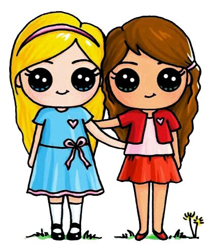 Amiees | Kawaii girl drawings, Cute kawaii drawings, Cute best friend drawings