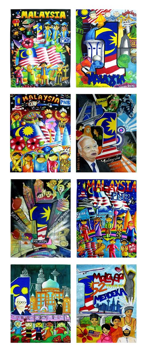 .: PERTANDINGAN POSTER '1MALAYSIA' ANJURAN PNB