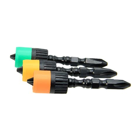 Multicolored 65mm Magnetic Drill Screwdriver Bits Anti-Corrosion Drill Bit Magnet Powerful Ring ...