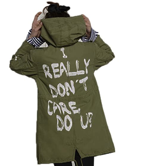 Melania Trump's “I really don’t care, do u?" Green Cotton Jacket - TLC