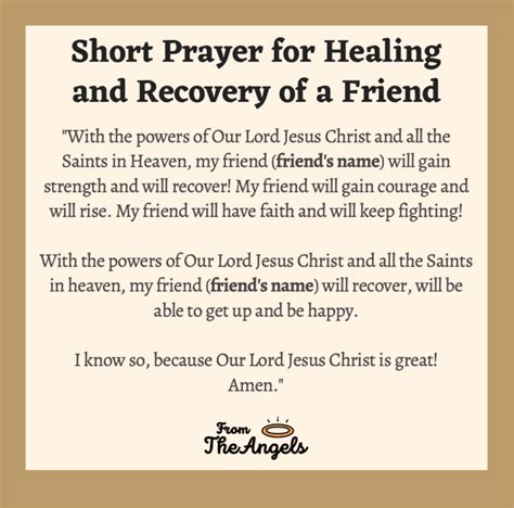 7 Prayers for Healing a Friend: Short Praying With Images