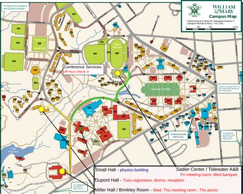 College Of William And Mary Campus Map - Draw A Topographic Map