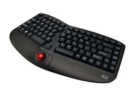 Adesso Tru-Form Media WKB-3150UB - keyboard - with trackball, scroll ...