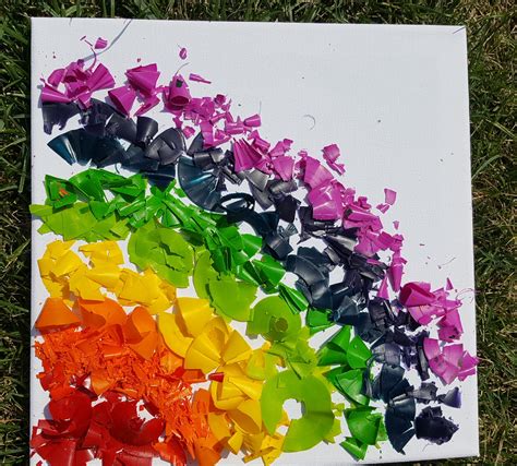 Melted Crayon Art - Hands-On Teaching Ideas