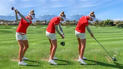 Nelly Korda Golf Swing - DRIVER SEQUENCE | Full Speed + SLOW MOTION - YouTube