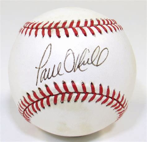 Lot Detail - Paul O'Neill Signed Baseball