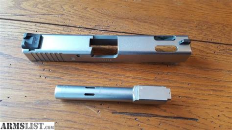 ARMSLIST - For Sale: Glock 22 C 22C slide assembly Hard Chrome