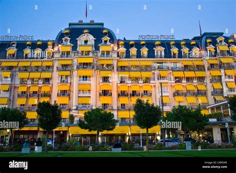 Montreux Palace Hotel, Montreux, Switzerland Stock Photo - Alamy