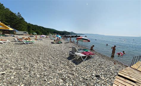 Wild beach 🏖️ poselok doma otdyha "Kuban'", Krasnodar Krai, Russia - detailed features, map, photos