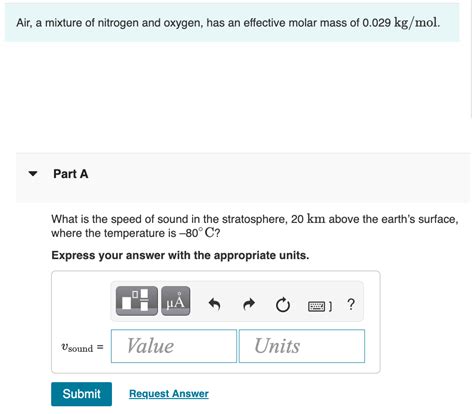 Solved Air, a mixture of nitrogen and oxygen, has an | Chegg.com