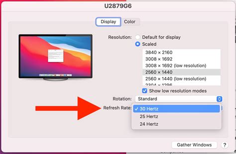 How to View Display Refresh Rate on Mac