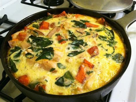 Urban Hiking With an iPhone: Chicken Frittata with Spinach, Potatoes ...