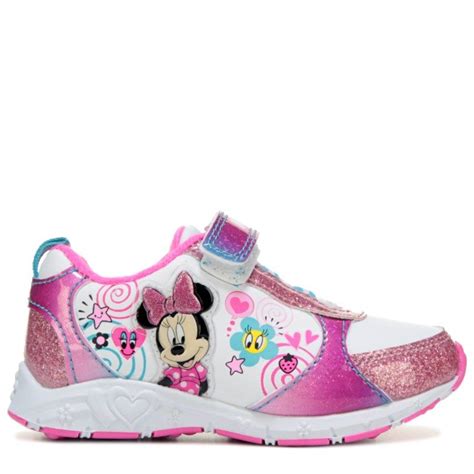 Minnie Mouse Kids' Minnie Mouse Light Up Sneaker Toddler/Preschool Shoes (White Multi) - 10.0 M ...