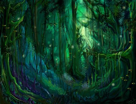 Enchanted Forest Backgrounds - Wallpaper Cave