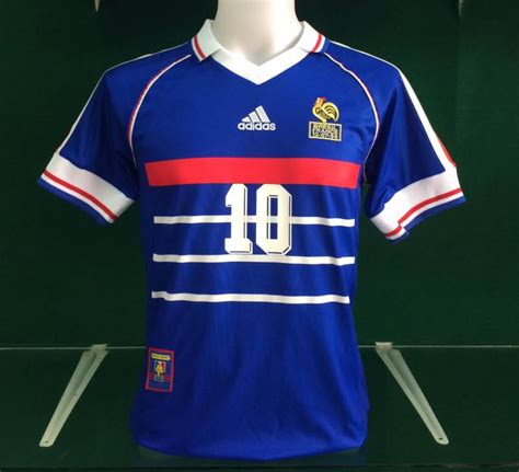 Zidane France 1998 Retro Shirt - Bargain Football Shirts