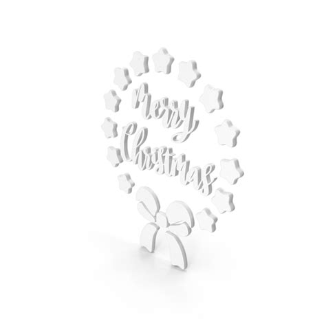 White Merry Christmas Banner PNG Images & PSDs for Download | PixelSquid - S119174361