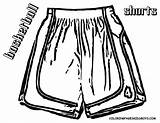 Basketball Shorts Coloring Page Pages sketch template