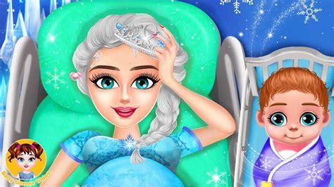 Ice Princess Pregnant Mom And Baby Care Games - BabyGames Video - YouTube