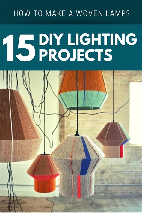 15 DIY Lighting Projects That Will Brighten Your Apartment In 2019 | Diy lighting, Light project ...