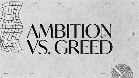 Ambition VS. Greed | Matt Rawley | Sun Valley Community Church - YouTube