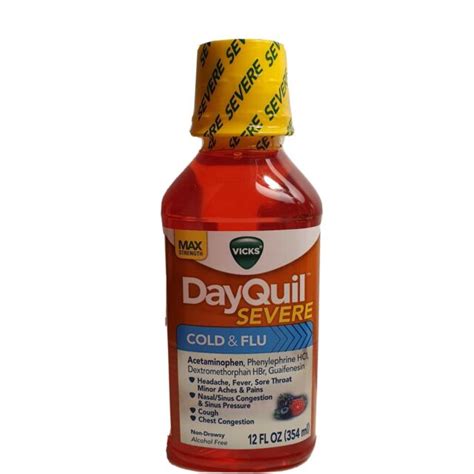 Dayquil SEVERE Cold & Flu 12FL OZ | eBay