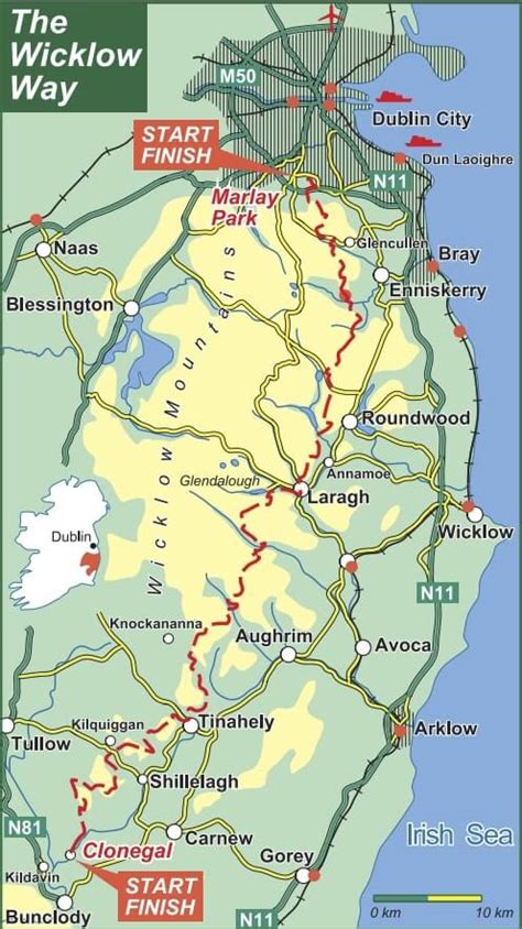 Wicklow Walk Walk Guide (2023): The 7 Stages + Map