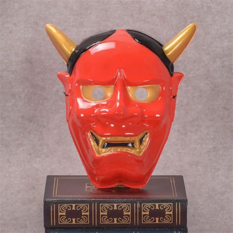 New Japanese Tengu Cosplay Mask Omen Noh Kabuki Samurai Demon Halloween Party Mask-in Party ...